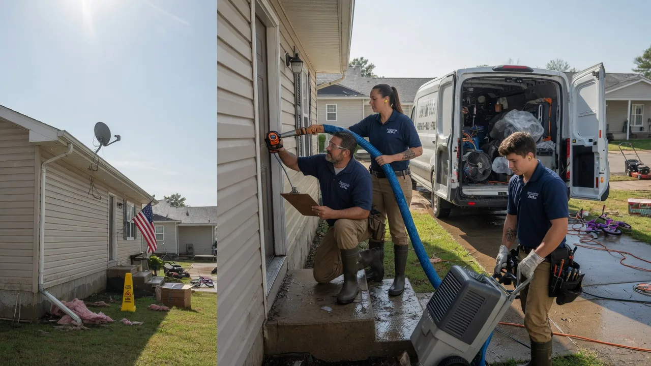 Ceiling Water Damage Restoration in New Castle, IN near me